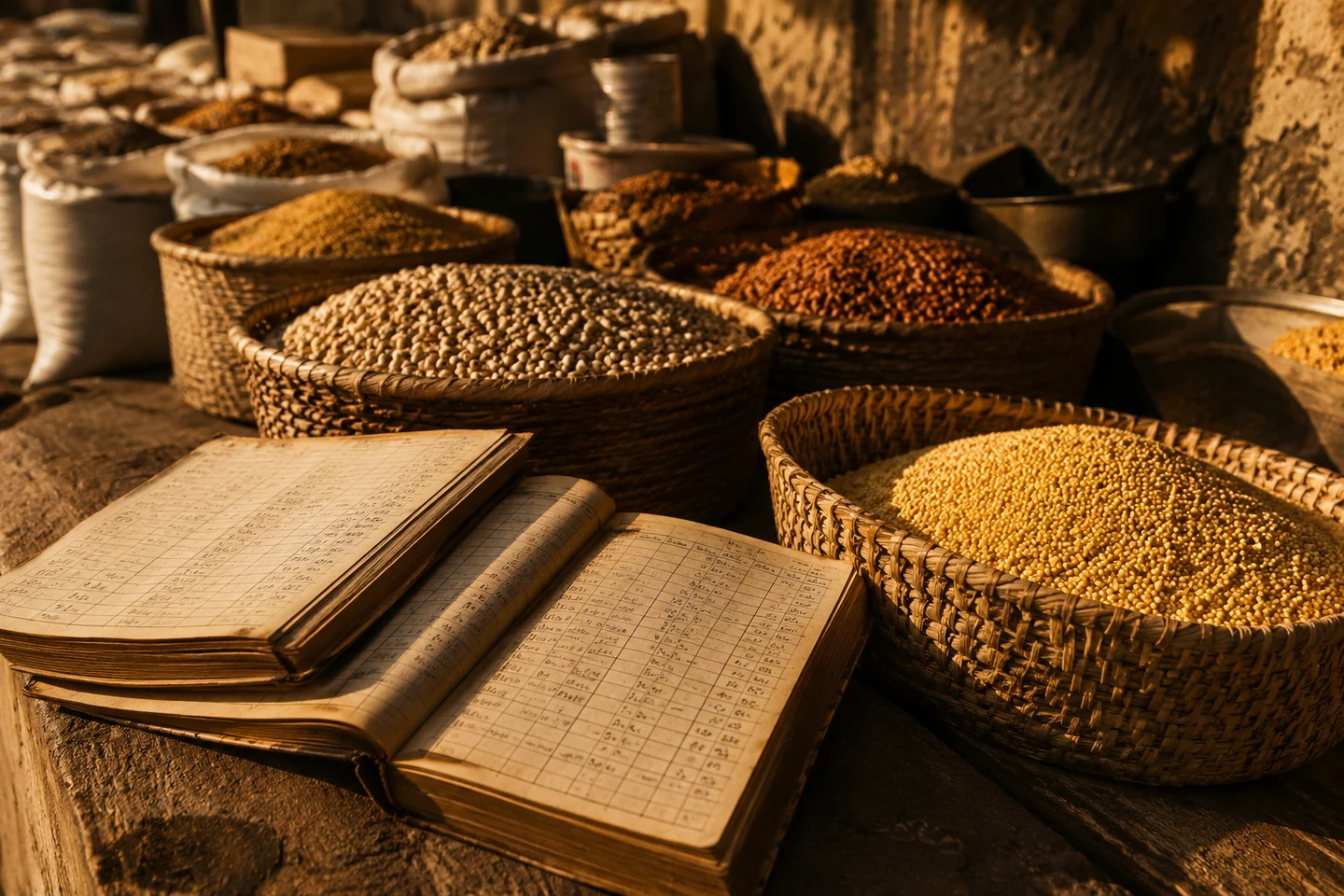 Greniers de céréales et registres comptables, symboles du financement des chaînes de valeur agricoles en Afrique de l'Ouest